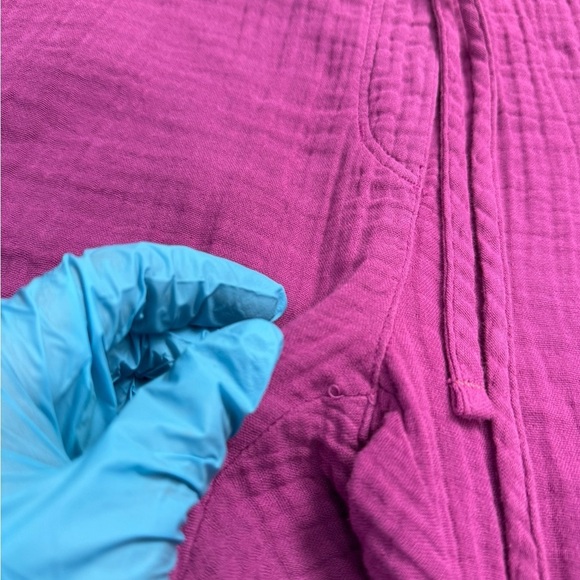 Xirena Jordyn Cotton Pull On Drawstring Gauze Lounge Pants Pink XS - Picture 8 of 15